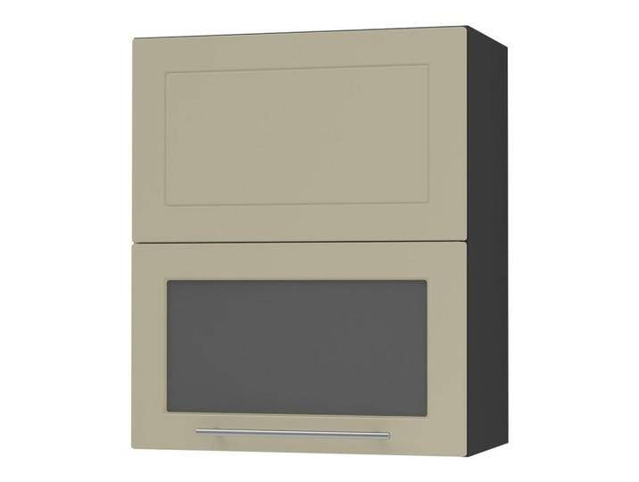 Feldmann-Wohnen KÜCHENHÄNGESCHRANK, Creme, Schwarz, Holz, 3 Fächer, Rechteckig, 60x72x32.5 cm, Küchen, Küchenmöbel, Küchenschränke, Küchenoberschränke von XXXLutz Marktplatz