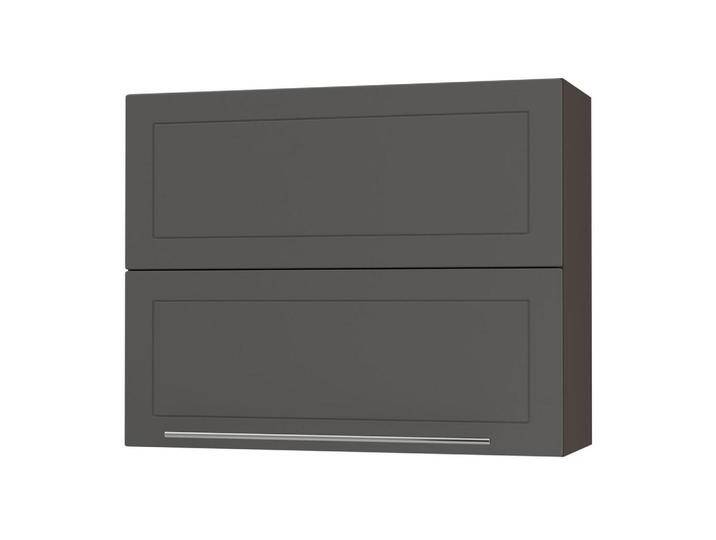 Feldmann-Wohnen KÜCHENHÄNGESCHRANK, Graphit, Dunkelgrau, Holz, 3 Fächer, Rechteckig, 90x72x36 cm, Küchen, Küchenmöbel, Küchenschränke, Küchenoberschränke von XXXLutz Marktplatz