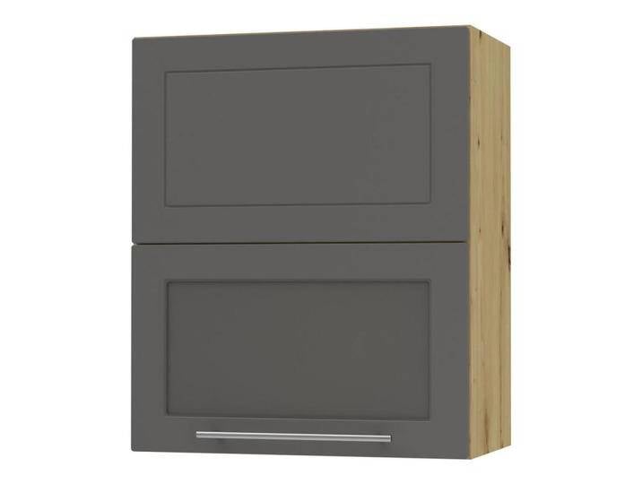 Feldmann-Wohnen KÜCHENHÄNGESCHRANK, Graphit, Eiche Artisan, Holz, 3 Fächer, Rechteckig, 60x72x32.5 cm, Küchen, Küchenmöbel, Küchenschränke, Küchenoberschränke von XXXLutz Marktplatz