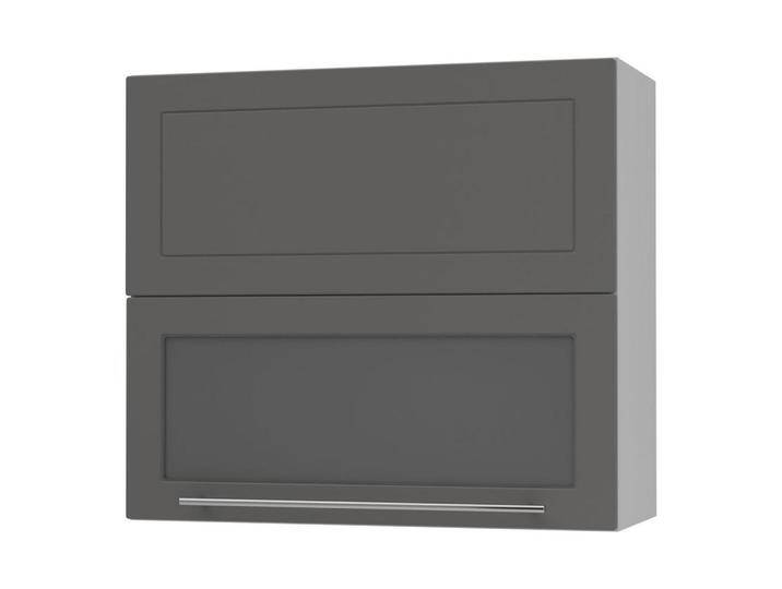 Feldmann-Wohnen KÜCHENHÄNGESCHRANK, Graphit, Grau, Holz, 3 Fächer, Rechteckig, 80x72x32.5 cm, Küchen, Küchenmöbel, Küchenschränke, Küchenoberschränke von XXXLutz Marktplatz