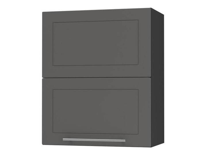 Feldmann-Wohnen KÜCHENHÄNGESCHRANK, Graphit, Schwarz, Holz, 3 Fächer, Rechteckig, 60x72x32.5 cm, Küchen, Küchenmöbel, Küchenschränke, Küchenoberschränke von XXXLutz Marktplatz