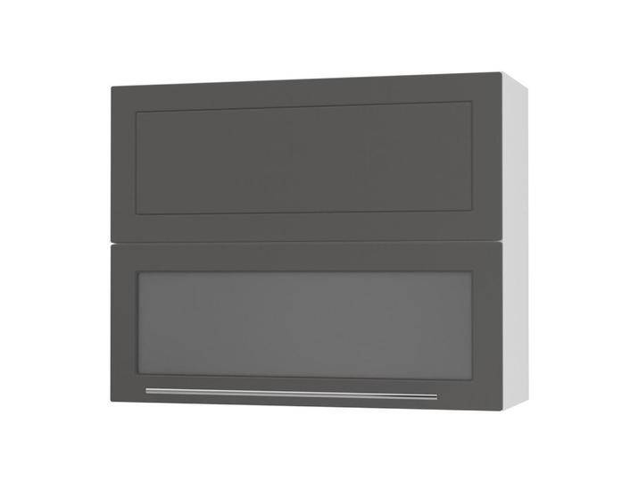 Feldmann-Wohnen KÜCHENHÄNGESCHRANK, Graphit, Weiß, Holz, 3 Fächer, Rechteckig, 90x72x32.5 cm, Küchen, Küchenmöbel, Küchenschränke, Küchenoberschränke von XXXLutz Marktplatz