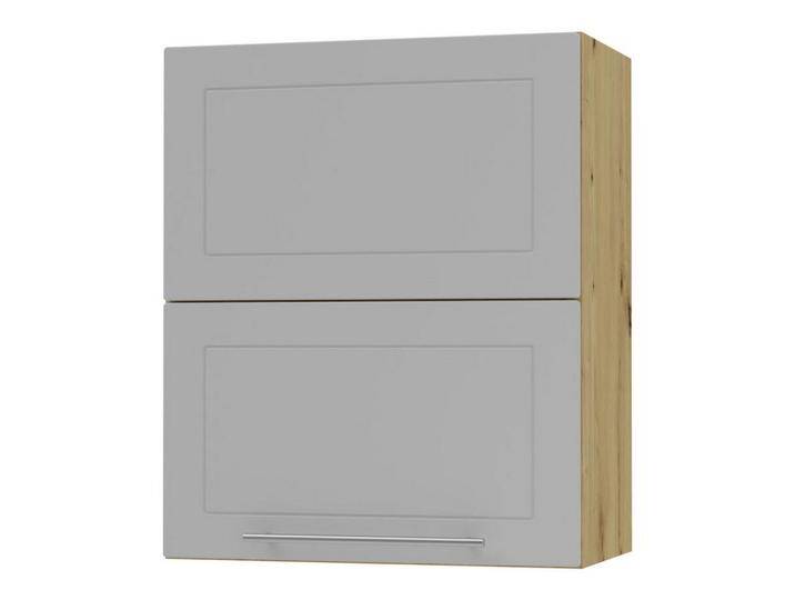 Feldmann-Wohnen KÜCHENHÄNGESCHRANK, Grau, Eiche Artisan, Holz, 3 Fächer, Rechteckig, 60x72x32.5 cm, Küchen, Küchenmöbel, Küchenschränke, Küchenoberschränke von XXXLutz Marktplatz