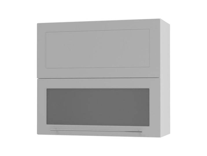 Feldmann-Wohnen KÜCHENHÄNGESCHRANK, Grau, Weiß, Holz, 3 Fächer, Rechteckig, 80x72x32.5 cm, Küchen, Küchenmöbel, Küchenschränke, Küchenoberschränke von XXXLutz Marktplatz