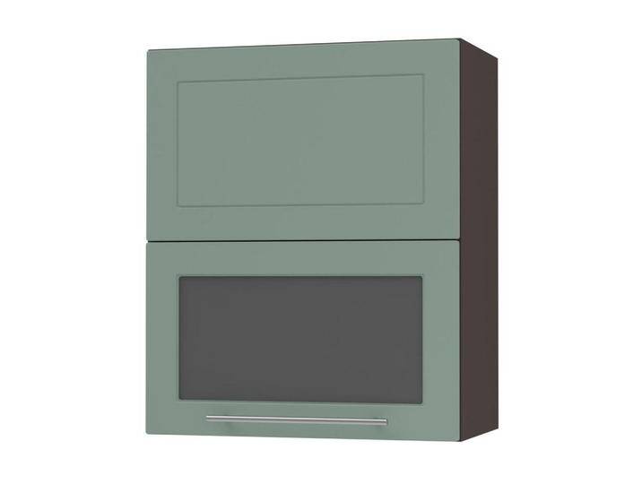 Feldmann-Wohnen KÜCHENHÄNGESCHRANK, Mintgrün, Dunkelgrau, Holz, 3 Fächer, Rechteckig, 60x72x32.5 cm, Küchen, Küchenmöbel, Küchenschränke, Küchenoberschränke von XXXLutz Marktplatz