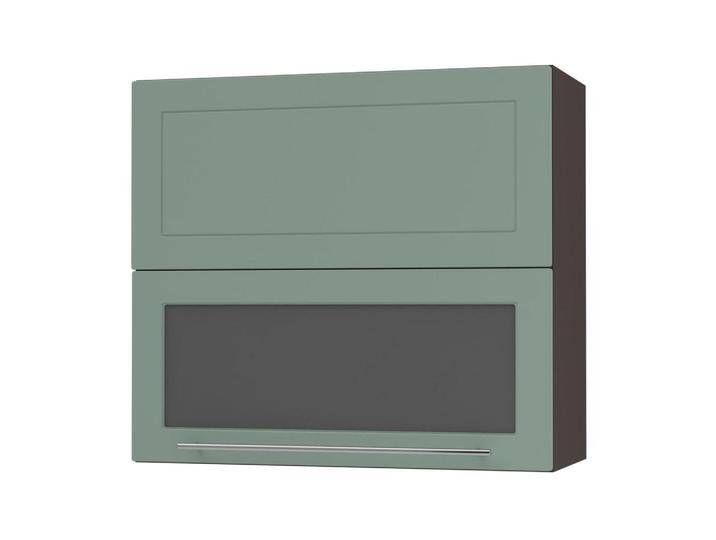 Feldmann-Wohnen KÜCHENHÄNGESCHRANK, Mintgrün, Dunkelgrau, Holz, 3 Fächer, Rechteckig, 80x72x32.5 cm, Küchen, Küchenmöbel, Küchenschränke, Küchenoberschränke von XXXLutz Marktplatz