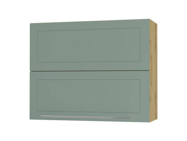 Feldmann-Wohnen KÜCHENHÄNGESCHRANK, Mintgrün, Eiche Artisan, Holz, 3 Fächer, Rechteckig, 90x72x36 cm, Küchen, Küchenmöbel, Küchenschränke, Küchenoberschränke von XXXLutz Marktplatz