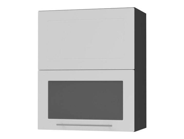 Feldmann-Wohnen KÜCHENHÄNGESCHRANK, Weiß, Schwarz, Holz, 3 Fächer, Rechteckig, 60x72x32.5 cm, Küchen, Küchenmöbel, Küchenschränke, Küchenoberschränke von XXXLutz Marktplatz