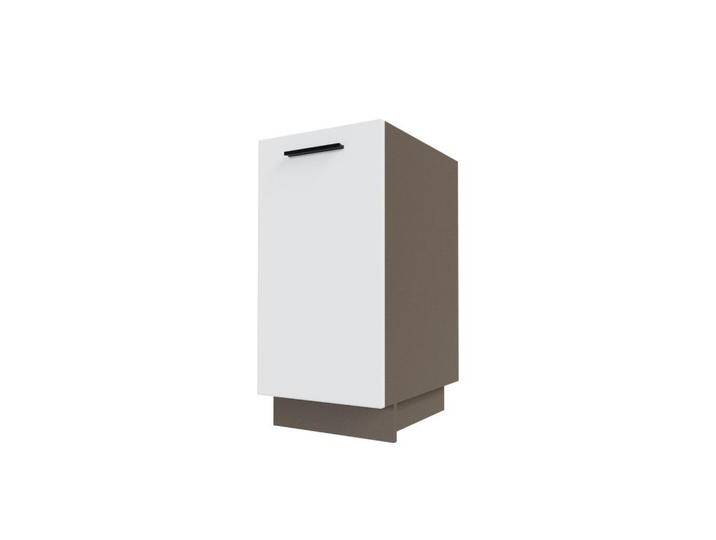 Feldmann-Wohnen KÜCHENUNTERSCHRANK, Weiß, Dunkelgrau, Kunststoff, 1 Fächer, Rechteckig, 40x82x50 cm, Küchen, Küchenmöbel, Küchenschränke, Küchenunterschränke von XXXLutz Marktplatz