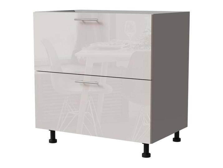 Feldmann-Wohnen SCHUBLADENUNTERSCHRANK, Creme, Grau, Holz, 2 Schubladen, Rechteckig, 80x82x50 cm, Küchen, Küchenmöbel, Küchenschränke, Küchenunterschränke Feldmann-Wohnen SCHUBLADENUNTERSCHRANK, Creme, Grau, Holz, 2 Schubladen, Rechteckig, 80x82x50 cm, Küchen, Küchenmöbel, Küchenschränke, Küchenunterschränke von XXXLutz Marktplatz