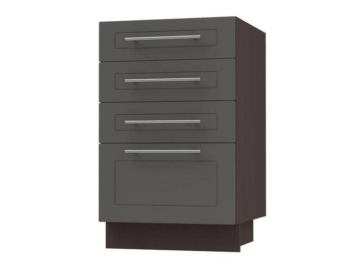 Feldmann-Wohnen SCHUBLADENUNTERSCHRANK, Graphit, Dunkelgrau, Holz, 4 Schubladen, Rechteckig, 40x82x50 cm, Küchen, Küchenmöbel, Küchenschränke, Küchenunterschränke Feldmann-Wohnen SCHUBLADENUNTERSCHRANK, Graphit, Dunkelgrau, Holz, 4 Schubladen, Rechteckig, 40x82x50 cm, Küchen, Küchenmöbel, Küchenschränke, Küchenunterschränke von XXXLutz Marktplatz