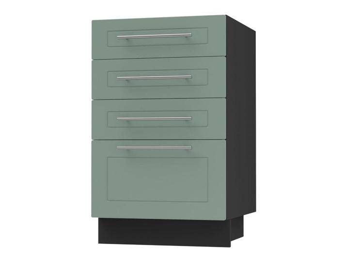 Feldmann-Wohnen SCHUBLADENUNTERSCHRANK, Mintgrün, Schwarz, Holz, 4 Schubladen, Rechteckig, 40x82x50 cm, Küchen, Küchenmöbel, Küchenschränke, Küchenunterschränke Feldmann-Wohnen SCHUBLADENUNTERSCHRANK, Mintgrün, Schwarz, Holz, 4 Schubladen, Rechteckig, 40x82x50 cm, Küchen, Küchenmöbel, Küchenschränke, Küchenunterschränke von XXXLutz Marktplatz