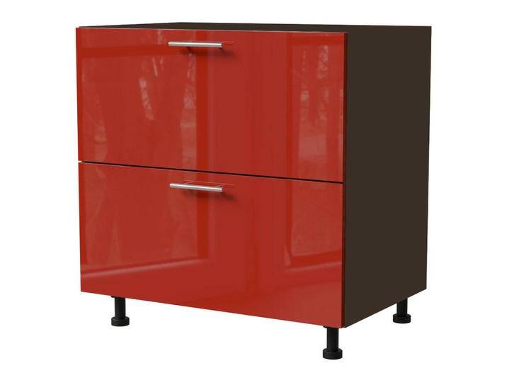 Feldmann-Wohnen SCHUBLADENUNTERSCHRANK, Rot, Dunkelgrau, Holz, 2 Schubladen, Rechteckig, 80x82x50 cm, Küchen, Küchenmöbel, Küchenschränke, Küchenunterschränke Feldmann-Wohnen SCHUBLADENUNTERSCHRANK, Rot, Dunkelgrau, Holz, 2 Schubladen, Rechteckig, 80x82x50 cm, Küchen, Küchenmöbel, Küchenschränke, Küchenunterschränke von XXXLutz Marktplatz