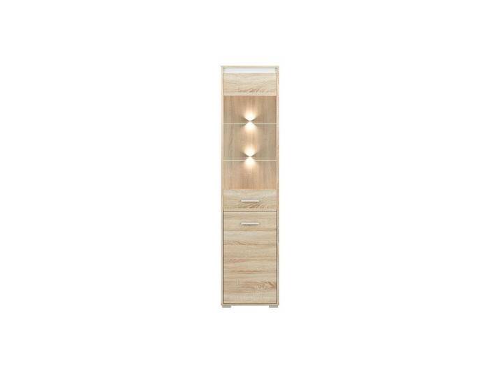 Feldmann-Wohnen VITRINE, Braun, Holz, Rechteckig, 48x200x34 cm, Wohnzimmer, Wohnwände, Vitrinenschränke von XXXLutz Marktplatz