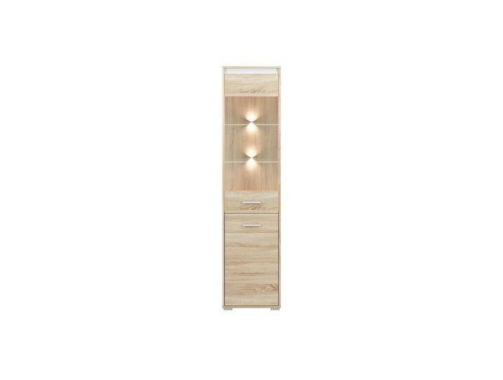 Feldmann-Wohnen VITRINE, Braun, Holz, Rechteckig, 48x200x34 cm, Wohnzimmer, Wohnwände, Vitrinenschränke von XXXLutz Marktplatz