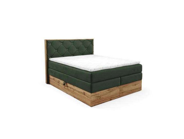 Fun Möbel BOXSPRINGBETT, Dunkelgrün, 160x200 cm, Schlafzimmer, Betten, Boxspringbetten von XXXLutz Marktplatz