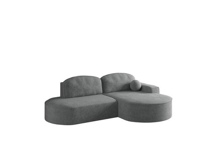 Fun Möbel ECKSOFA, Dunkelgrau, Ottomane rechts, 278x179 cm, Wohnzimmer, Sofas & Couches, Wohnlandschaften, Ecksofas von XXXLutz Marktplatz