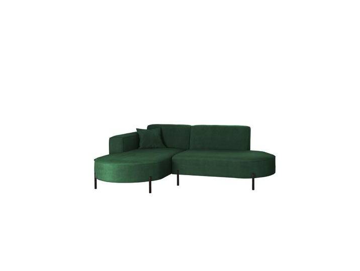Fun Möbel ECKSOFA, Dunkelgrün, Ottomane links, 236x165 cm, Wohnzimmer, Sofas & Couches, Wohnlandschaften, Ecksofas von XXXLutz Marktplatz