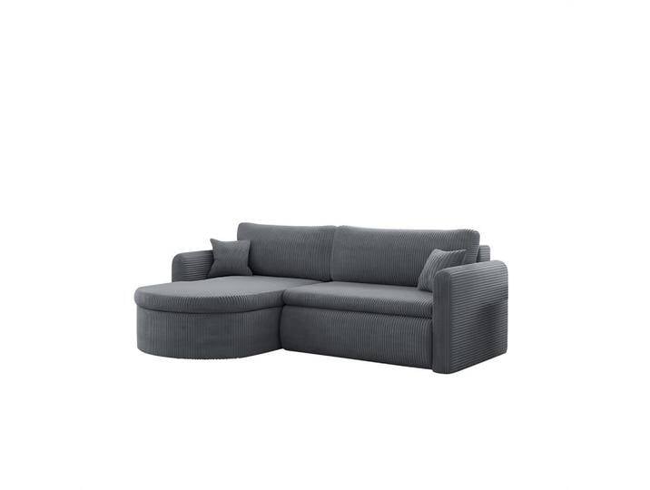 Fun Möbel ECKSOFA, Grau, Ottomane links, 250x160 cm, Wohnzimmer, Sofas & Couches, Wohnlandschaften, Ecksofas von XXXLutz Marktplatz