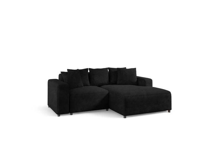 Fun Möbel ECKSOFA, Schwarz, Ottomane rechts, 240x165 cm, Wohnzimmer, Sofas & Couches, Wohnlandschaften, Ecksofas von XXXLutz Marktplatz