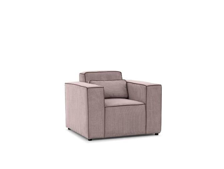 Fun Möbel SESSEL, Altrosa, Ottomane links, 101x80x92 cm, Wohnzimmer, Sessel, Polstersessel von XXXLutz Marktplatz