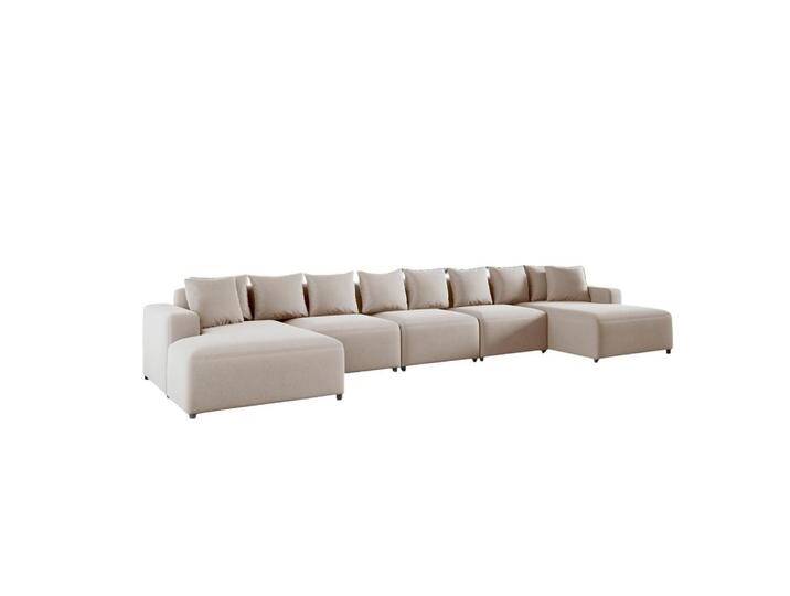 Fun Möbel WOHNLANDSCHAFT, Beige, U-Form, 517x75x165 cm, Wohnzimmer, Sofas & Couches, Wohnlandschaften, Wohnlandschaften in U-Form von XXXLutz Marktplatz