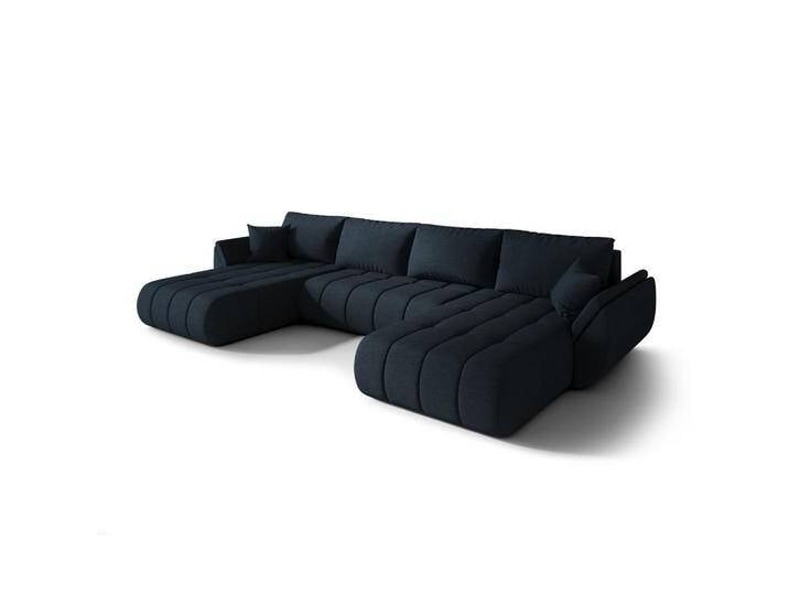 Fun Möbel WOHNLANDSCHAFT, Dunkelblau, U-Form, 384x85x175 cm, Wohnzimmer, Sofas & Couches, Wohnlandschaften, Wohnlandschaften in U-Form von XXXLutz Marktplatz