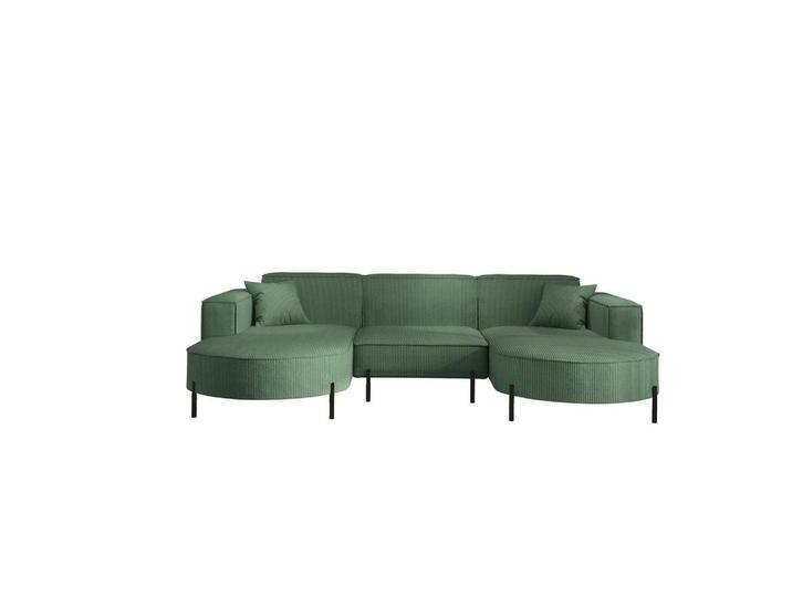Fun Möbel WOHNLANDSCHAFT, Grün, U-Form, 299x80x165 cm, Wohnzimmer, Sofas & Couches, Wohnlandschaften, Wohnlandschaften in U-Form von XXXLutz Marktplatz