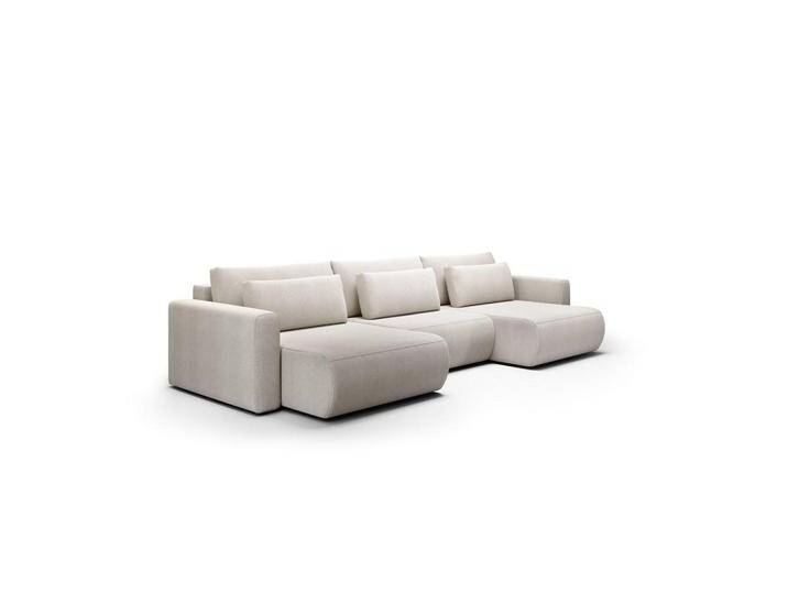 Fun Möbel WOHNLANDSCHAFT, Hellgrau, U-Form, 340x85x149 cm, Wohnzimmer, Sofas & Couches, Wohnlandschaften, Wohnlandschaften in U-Form von XXXLutz Marktplatz