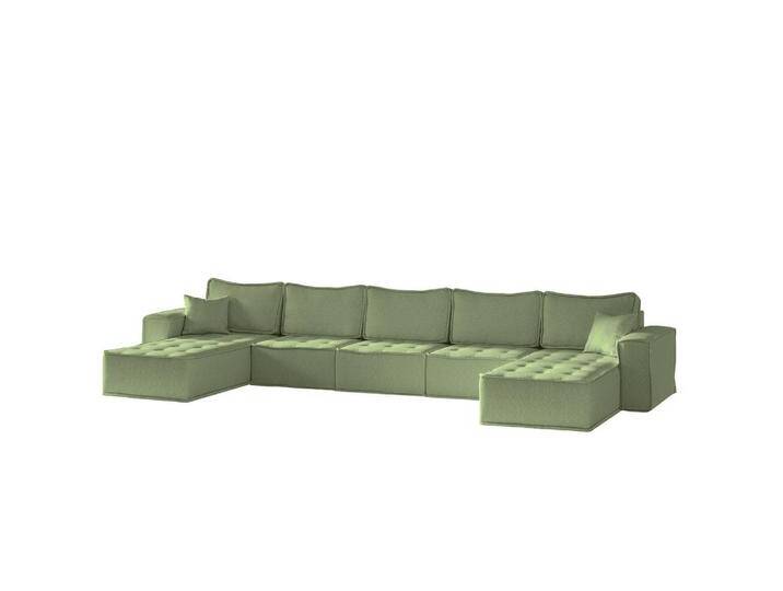 Fun Möbel WOHNLANDSCHAFT, Hellgrün, 452x85x192 cm, Wohnzimmer, Sofas & Couches, Wohnlandschaften, Wohnlandschaften in U-Form von XXXLutz Marktplatz
