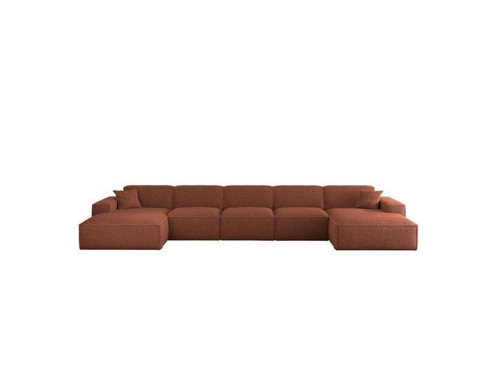 Fun Möbel WOHNLANDSCHAFT, Rotbraun, 462x73x165 cm, Wohnzimmer, Sofas & Couches, Wohnlandschaften, Wohnlandschaften in U-Form von XXXLutz Marktplatz