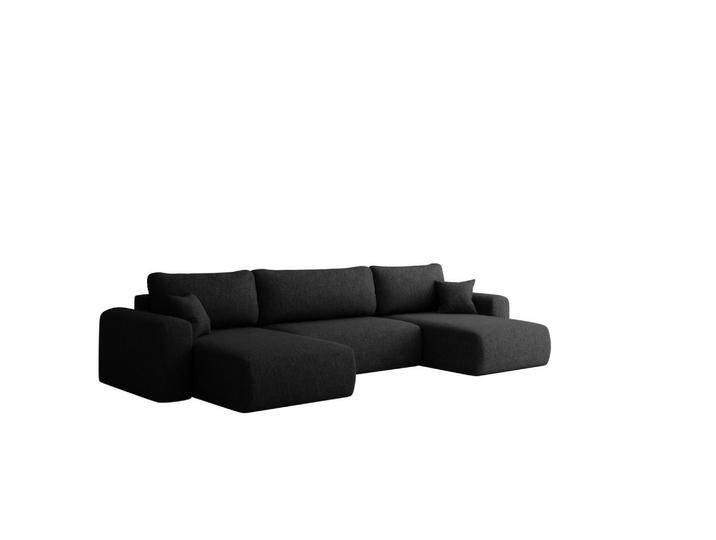 Fun Möbel WOHNLANDSCHAFT, Schwarz, U-Form, 362x83x145 cm, Wohnzimmer, Sofas & Couches, Wohnlandschaften, Wohnlandschaften in U-Form von XXXLutz Marktplatz