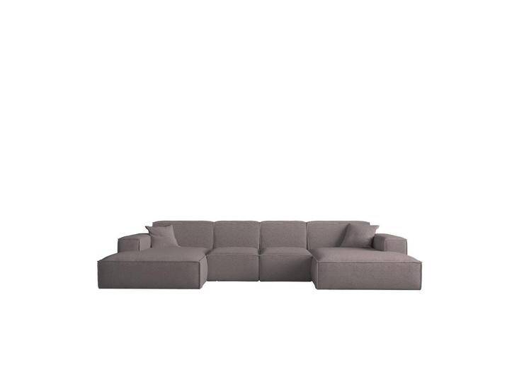 Fun Möbel WOHNLANDSCHAFT, Taupe, U-Form, 342x73x165 cm, Wohnzimmer, Sofas & Couches, Wohnlandschaften, Wohnlandschaften in U-Form von XXXLutz Marktplatz