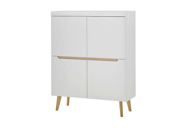 Furn.Design HIGHBOARD, Weiß, Eiche, Nachbildung, Echtholz,Eiche, Holz Optik, Uni, 4 Fächer, Rechteckig, eckig, 107x134x40 cm, FSC 100%, Wohnzimmer, Kommoden & Sideboards, Highboards Furn.Design HIGHBOARD, Weiß, Eiche, Nachbildung, Echtholz,Eiche, Holz Optik, Uni, 4 Fächer, Rechteckig, eckig, 107x134x40 cm, FSC 100%, Wohnzimmer, Kommoden & Sideboards, Highboards von XXXLutz Marktplatz