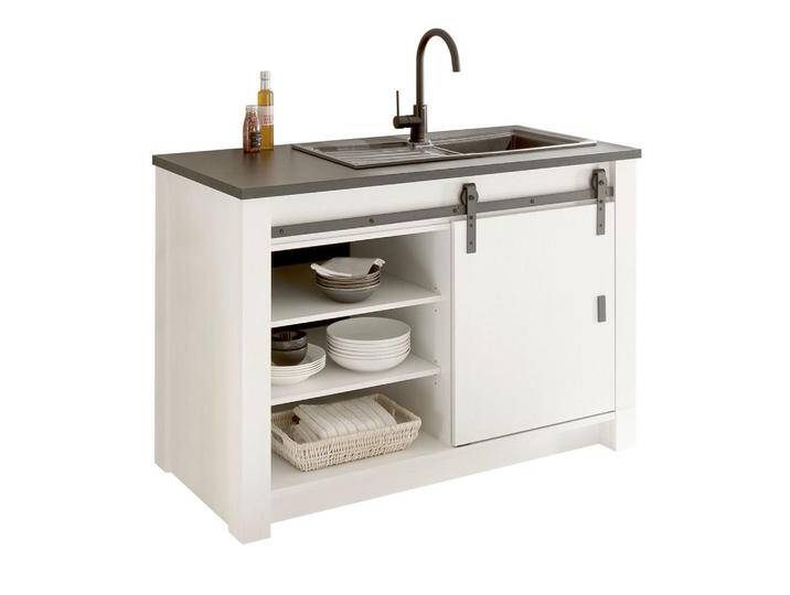 Furn.Design KÜCHENSCHRANK, Weiß, Anthrazit, Nachbildung,Pinie, Uni, 4 Fächer, 133x93x64 cm, Küchen, Küchenmöbel, Küchenschränke, Küchenunterschränke Furn.Design KÜCHENSCHRANK, Weiß, Anthrazit, Nachbildung,Pinie, Uni, 4 Fächer, 133x93x64 cm, Küchen, Küchenmöbel, Küchenschränke, Küchenunterschränke von XXXLutz Marktplatz