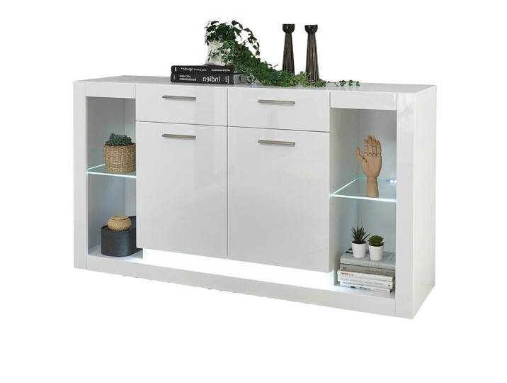 Furn.Design SIDEBOARD, Weiß, Weiß Hochglanz, Kunststoff, Nachbildung, Uni, 3 Fächer, 2 Schubladen, Sockel, 150x83x43 cm, Wohnzimmer, Kommoden & Sideboards, Sideboards Furn.Design SIDEBOARD, Weiß, Weiß Hochglanz, Kunststoff, Nachbildung, Uni, 3 Fächer, 2 Schubladen, Sockel, 150x83x43 cm, Wohnzimmer, Kommoden & Sideboards, Sideboards von XXXLutz Marktplatz