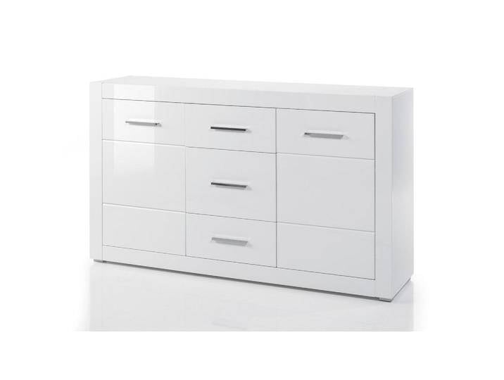 Furn.Design SIDEBOARD, Weiß Hochglanz, Nachbildung, Uni, 4 Fächer, 3 Schubladen, 164x97x42 cm, Wohnzimmer, Kommoden & Sideboards, Sideboards Furn.Design SIDEBOARD, Weiß Hochglanz, Nachbildung, Uni, 4 Fächer, 3 Schubladen, 164x97x42 cm, Wohnzimmer, Kommoden & Sideboards, Sideboards von XXXLutz Marktplatz