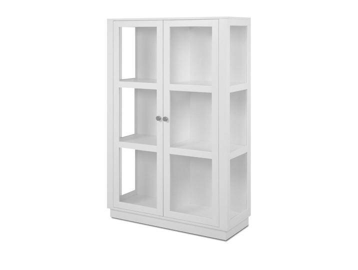 Furn.Design VITRINE, Weiß, Metall, Nachbildung, Uni, 4 Fächer, Rechteckig, 56x150x40 cm, Wohnzimmer, Wohnwände, Vitrinenschränke von XXXLutz Marktplatz