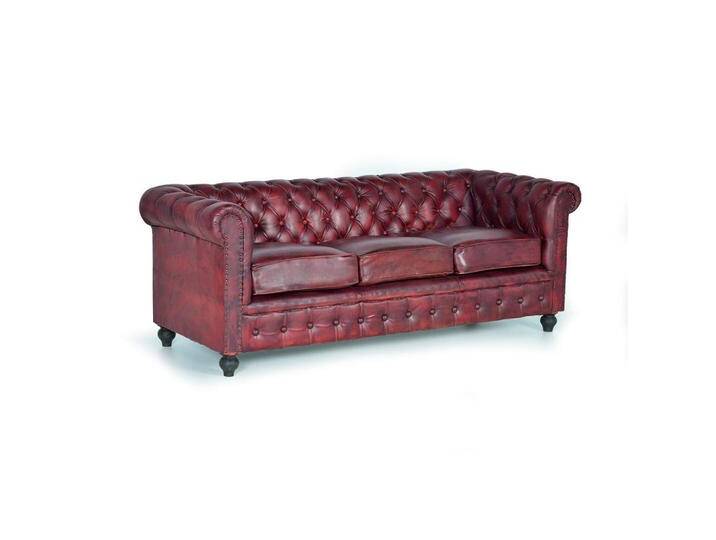 Giner y Colomer SOFA, Braun, Fell, 86x72x200 cm, Wohnzimmer, Sofas & Couches, Sofas, Chesterfield Sofas von XXXLutz Marktplatz