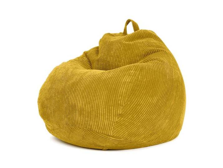 Green Bean SITZSACK, Gelb, Füllung: Styroporkugeln, Oval, 90x110x90 cm, Hergestellt in Deutschland, Wohnzimmer, Hocker, Sitzsäcke, XXL Sitzsäcke von XXXLutz Marktplatz