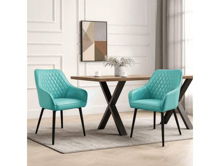 HOMAVO ARMLEHNSTUHL-SET, Türkis, 59x78x65 cm, CE, Esszimmer, Stühle, Esszimmerstühle, Armlehnenstühle von XXXLutz Marktplatz
