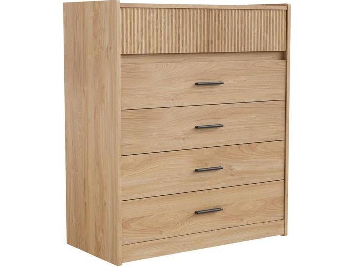 HOMAVO KOMMODE, Natur, Metall, Nachbildung, 6 Schubladen, 40x90x74 cm, FSC Mix, Wohnzimmer, Kommoden & Sideboards, Kommoden von XXXLutz Marktplatz