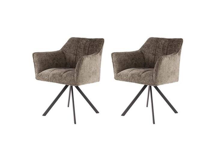 Hoyz Collection ESSZIMMERSTUHL, Graubraun, 1-Sitzer, 62x82x61 cm, CE, Esszimmer, Stühle, Esszimmerstühle, Armlehnenstühle von XXXLutz Marktplatz