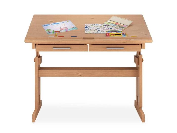 IDIMEX KINDERSCHREIBTISCH, Buche, Holz, Kiefer, Mode, 109x130x55 cm, FSC Mix, Arbeitszimmer, Schreibtische, Jugend- & Kinderschreibtische von XXXLutz Marktplatz