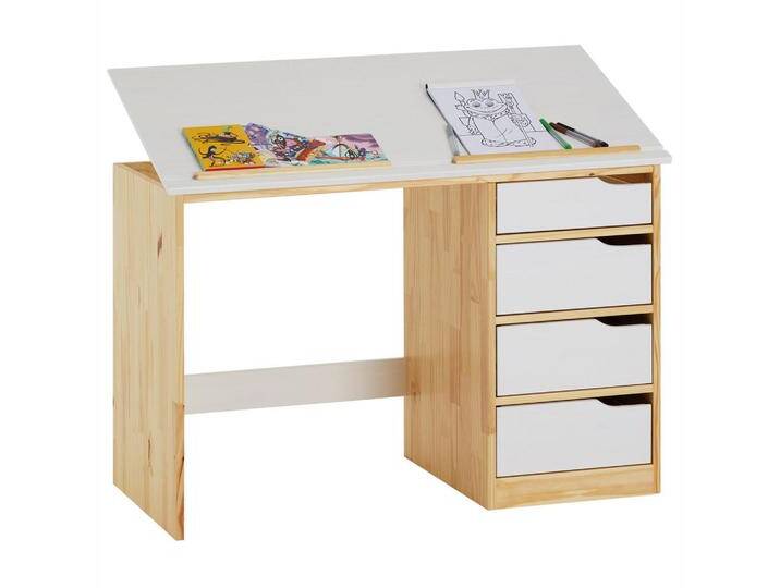 IDIMEX KINDERSCHREIBTISCH, Natur, Weiß, Holz, Kiefer, Mode, 114x76x55 cm, FSC Mix, Arbeitszimmer, Schreibtische, Jugend- & Kinderschreibtische von XXXLutz Marktplatz