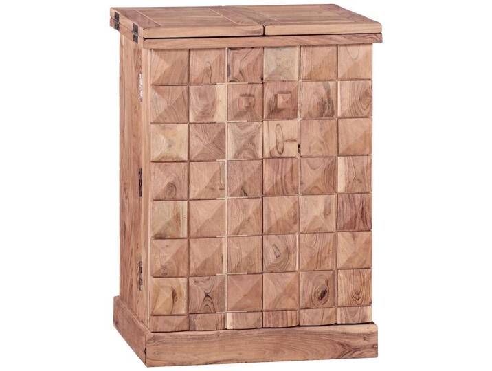 KADIMA DESIGN BARSCHRANK, Beige, Holz, Echtholz,Akazie, Rechteckig, 65x91x50 cm, Esszimmer, Barmöbel, Barschränke & Theken von XXXLutz Marktplatz
