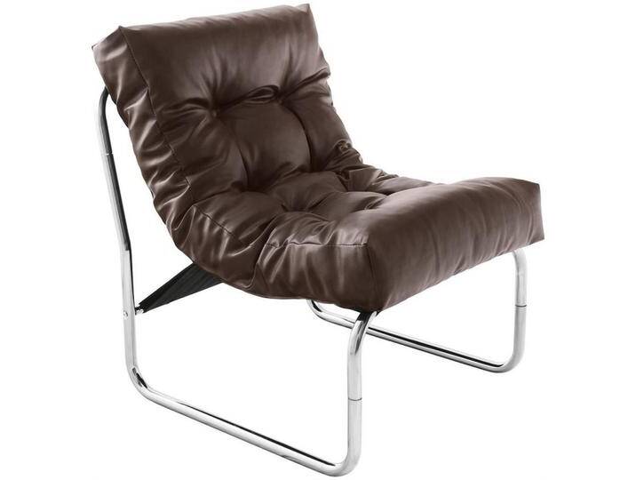 KADIMA DESIGN CLUBSESSEL, Braun, Kufe, 60x76x71 cm, Wohnzimmer, Sessel, Polstersessel von XXXLutz Marktplatz