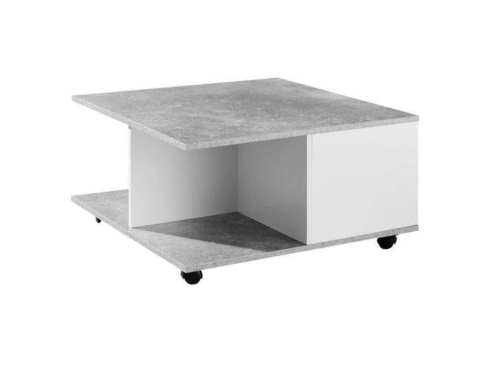 KADIMA DESIGN COUCHTISCH, Grau, Holz, Quadratisch,Quadratisch, Rollen, 70x36x70 cm, Wohnzimmer, Wohnzimmertische, Couchtische von XXXLutz Marktplatz