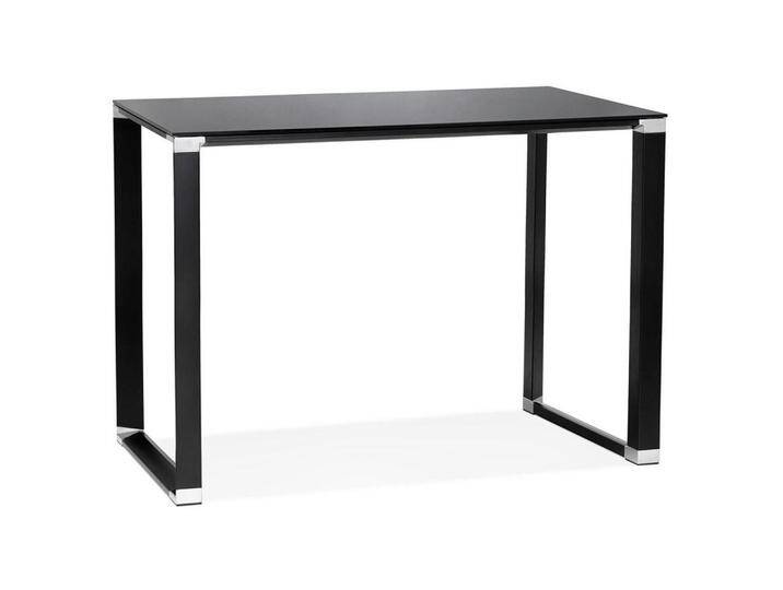 KADIMA DESIGN HOCHTISCH, Schwarz, Glas, Rechteckig,Rechteckig, Kufe, 140x101x70 cm, Arbeitszimmer, Schreibtische, Bürotische von XXXLutz Marktplatz