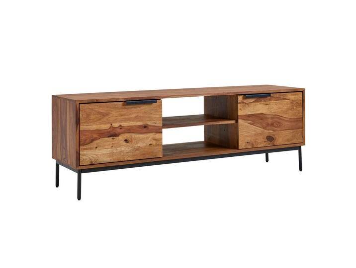 KADIMA DESIGN LOWBOARD, Braun, Metall, Echtholz, Rechteckig, Stativgestell, 147x51x38 cm, Wohnzimmer, Wohnwände, Lowboards, Lowboards stehend von XXXLutz Marktplatz